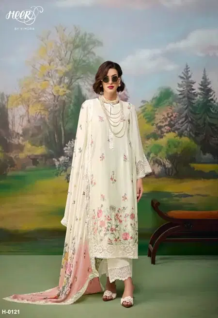 Jaani By Kimora Heer Muslin Embroidery Designer Salwar Suits

